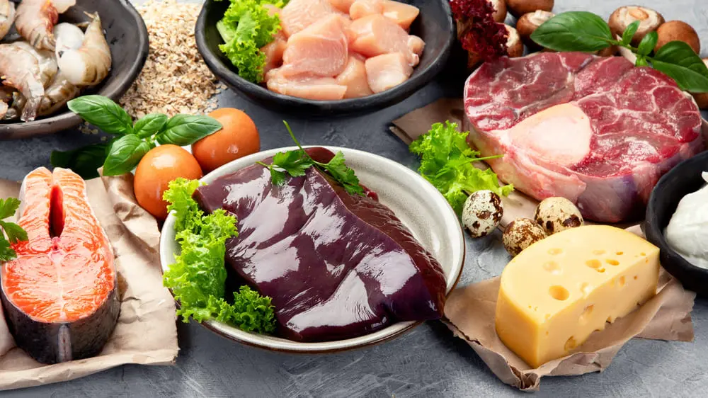 Продукты с высоким содержанием В12